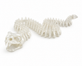 Giant 3.3-Foot Articulated Skeleton Snake – 3D Printed Flexible Toy