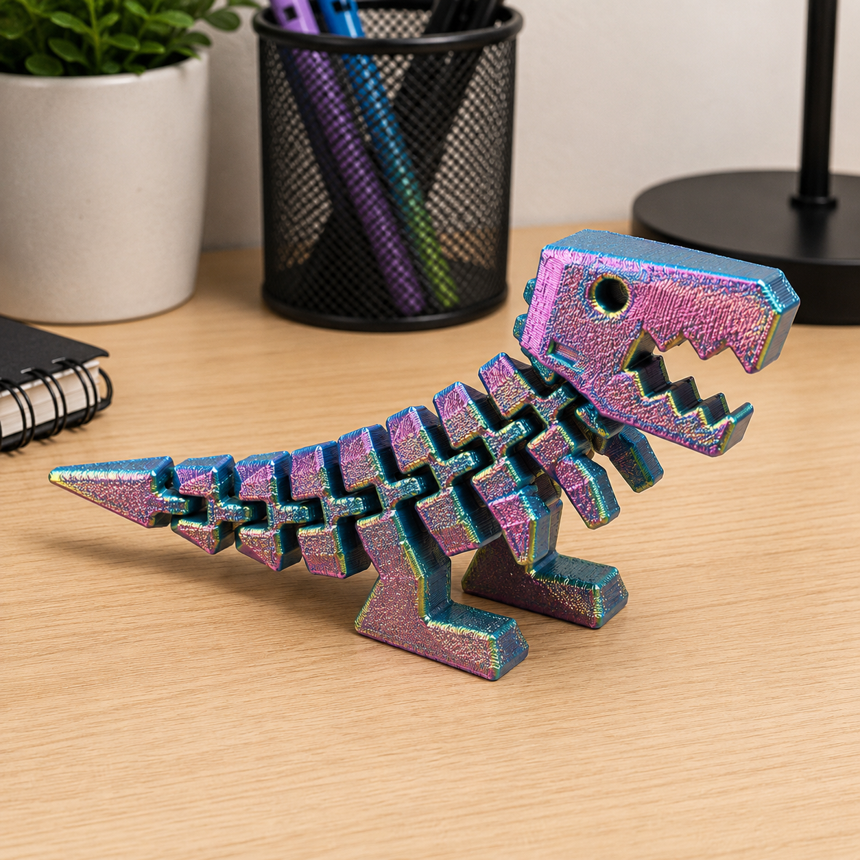 Articulated T-Rex – 3D Printed Fidget Toy