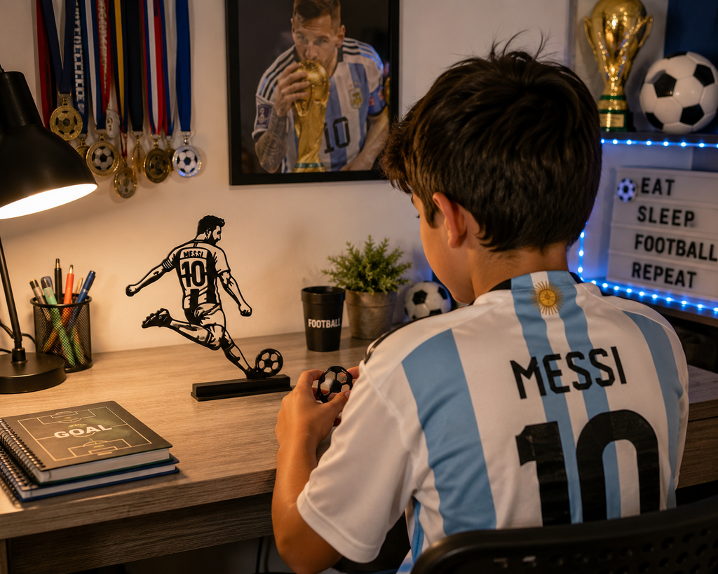 ⚽ Messi 3D Desk Display